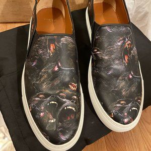 Givenchy Screaming Monkey Slide on Sneakers